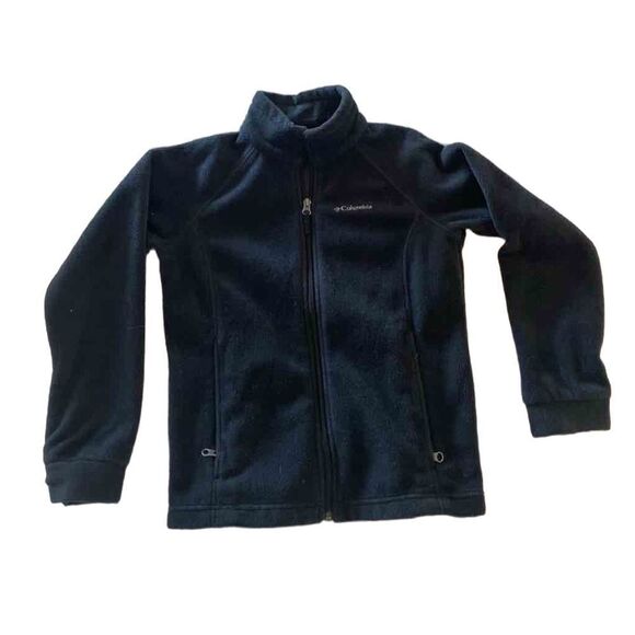 Columbia Benton Springs Fleece Jacket Black M/10-12 - Picture 1 of 11